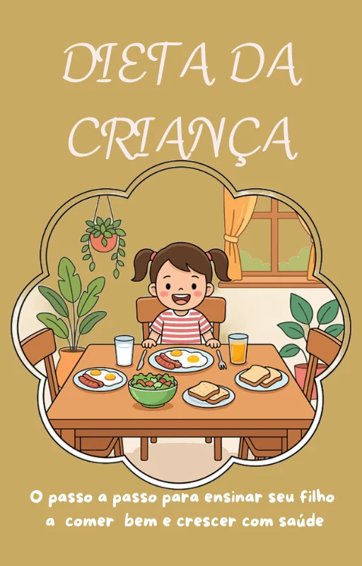 Dieta da Criança Ebook PLR com Direito de Revenda - Capa do e-book