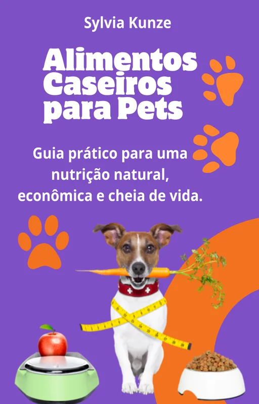 Alimentos Caseiros para Pets Ebook PLR com Direito de Revenda - Capa do e-book