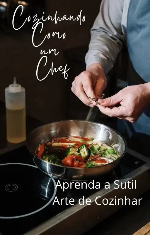 Cozinhando Como um Chef Ebook Com Direito de Revenda - Capa do e-book