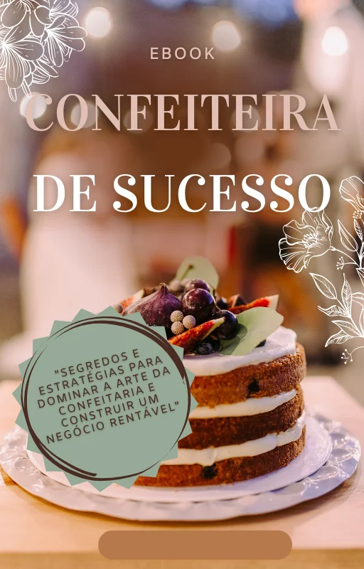 Confeiteira de Sucesso Ebook PLR com Direito de Revenda - Capa do e-book