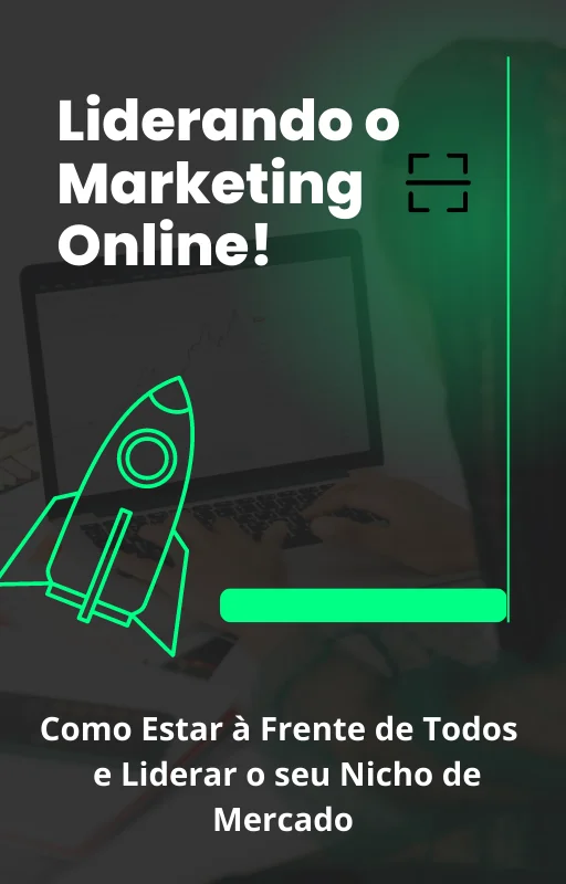 Liderando o Marketing Online Ebook PLR - Capa do e-book