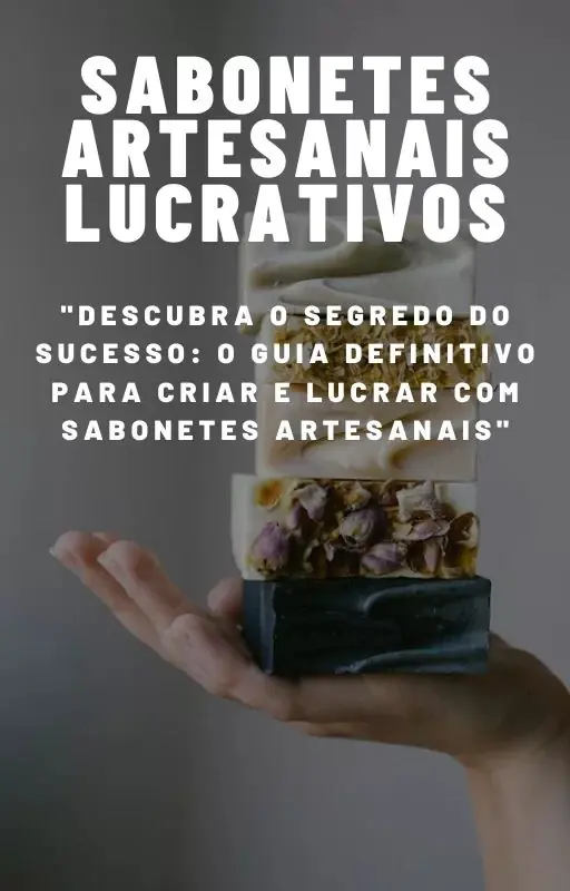 Sabonetes Artesanais Lucrativos Ebook PLR Lucrativo - Capa do e-book