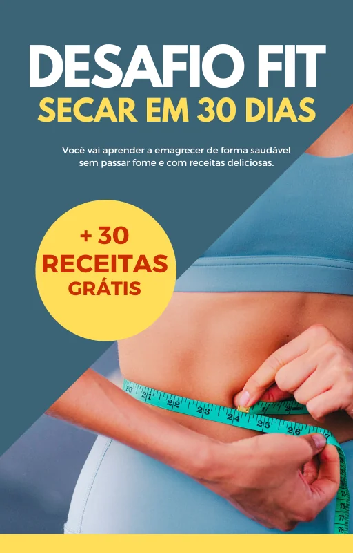 Ebook PLR Desafio Fit Secar em 30 Dias - Capa do e-book