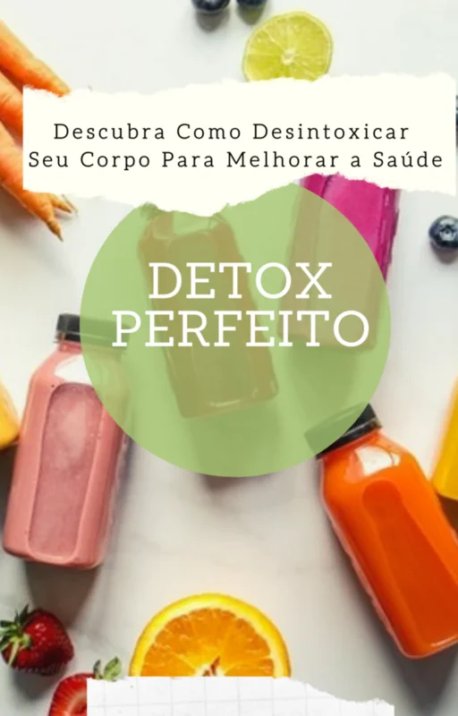 Detox Perfeito Ebook PLR com Direito de Revenda - Capa do e-book